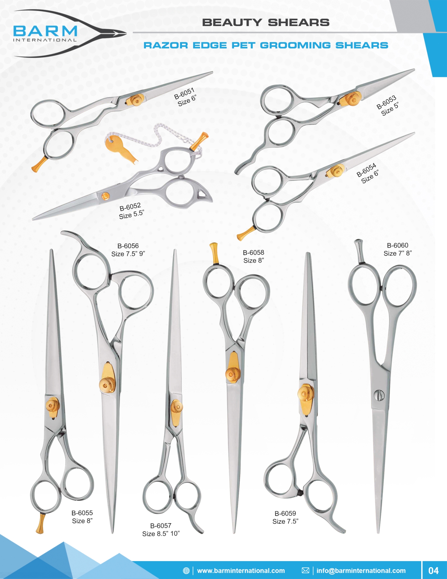 Razor Edge Pet Grooming Shears